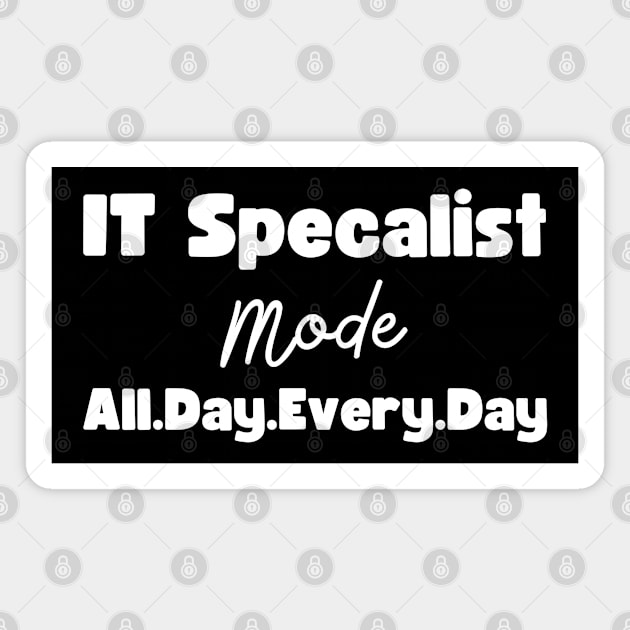 IT Specialist Magnet by HobbyAndArt